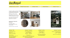 Desktop Screenshot of dasregal.de