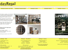 Tablet Screenshot of dasregal.de